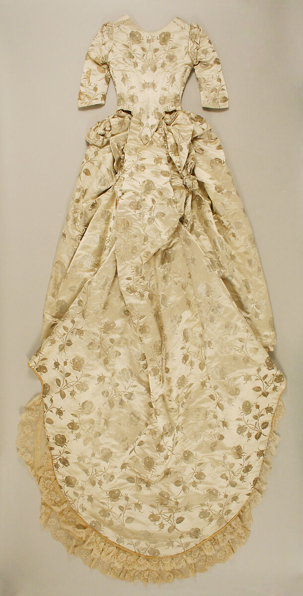 Ball gown, House of Worth (French, 1858–1956), silk, French