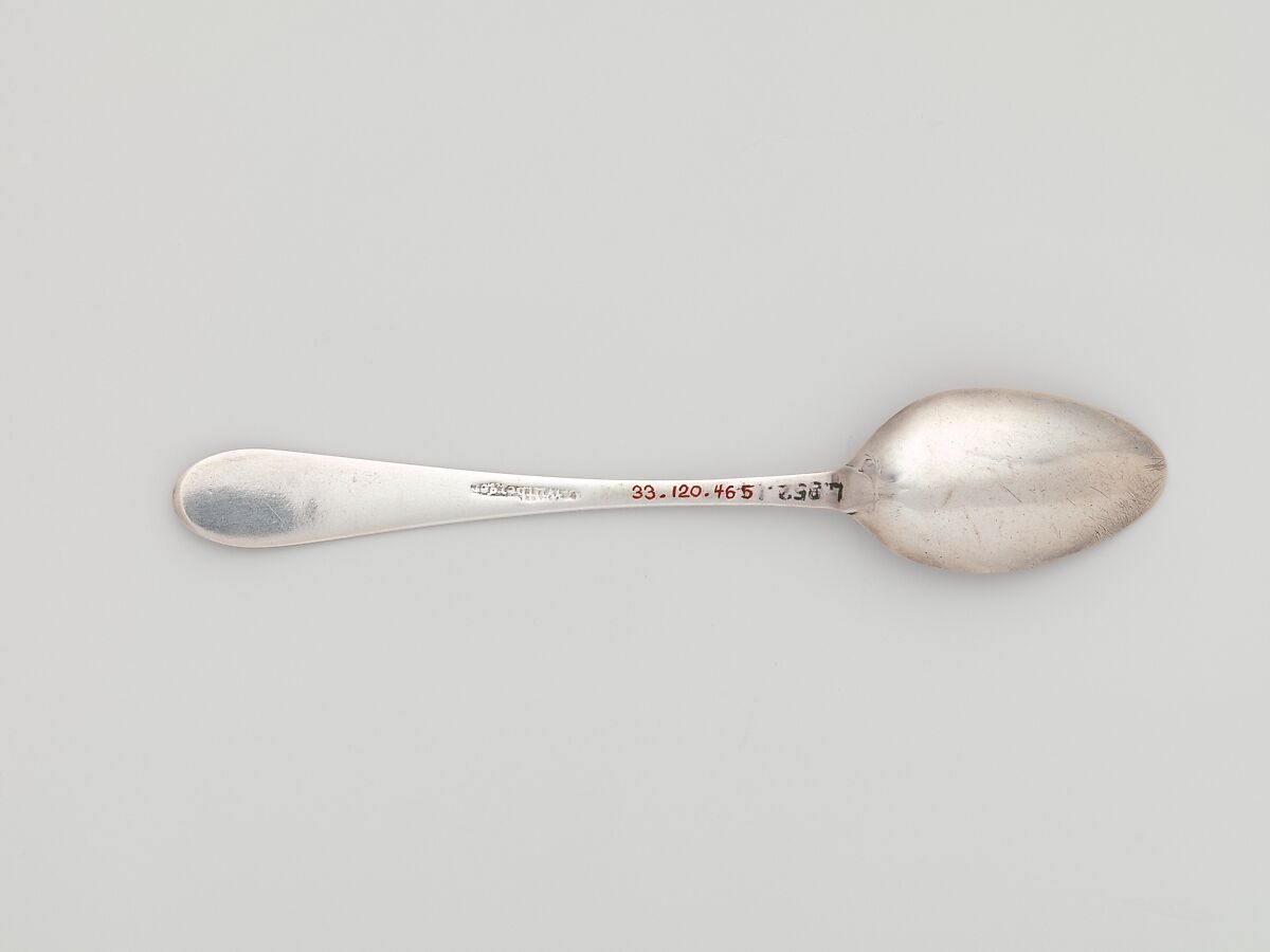 Tea Spoon, Christian Wiltberger (American, Philadelphia, Pennsylvania 1766–1851 Philadelphia, Pennsylvania), Silver, American