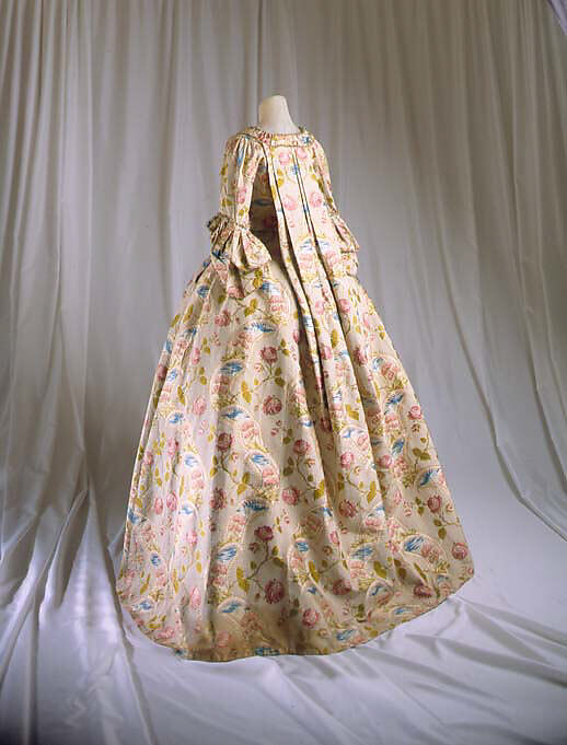 Robe à la française, silk, French 