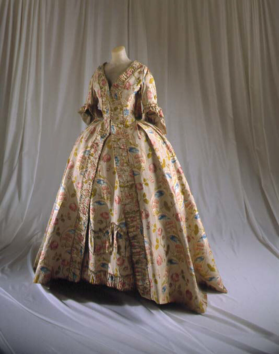 Robe à la française, silk, French