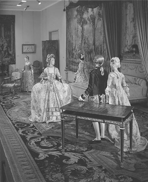 Robe à la française, silk, French