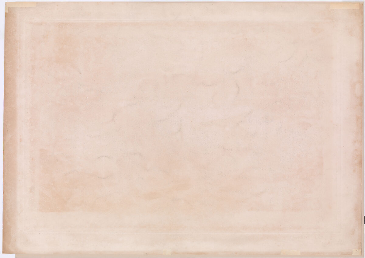 The Scapegoat, Charles Henry Mottram (British, 1807–1876 London), Various engraving techniques on chine collé