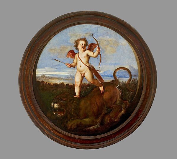 The Triumph of Love, Titian (Tiziano Vecellio)  Italian, Oil on canvas, mounted on panel