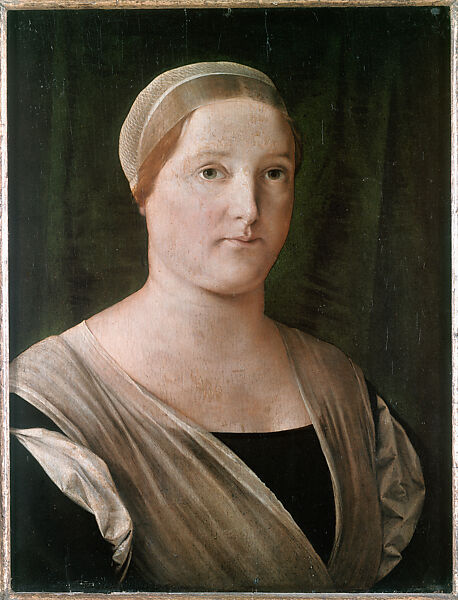 Portrait of a Woman, Lorenzo Lotto  Italian, Oil on wood panel