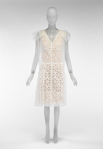 Dress, Louis Vuitton Co. (French, founded 1854), cotton, synthetic, French 