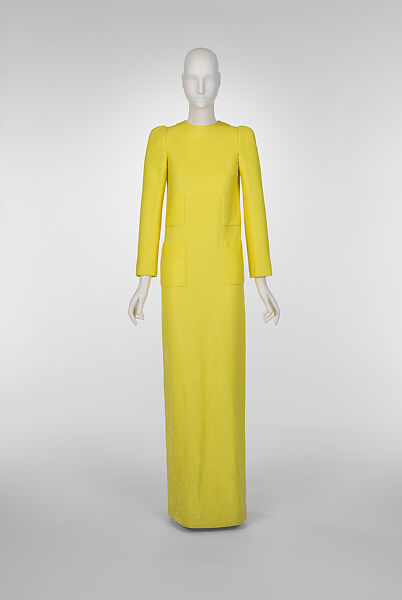 Dress, Louis Vuitton Co. (French, founded 1854), silk, metal, plastic, French 