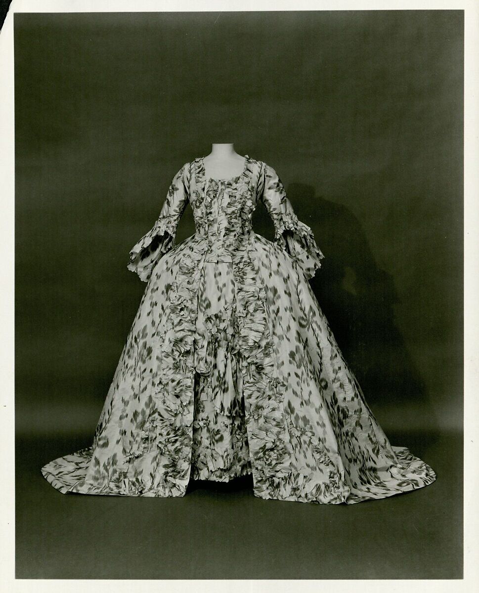 Robe à la française, silk, French