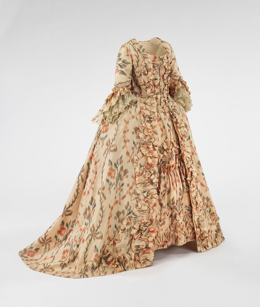 Robe à la française, silk, French