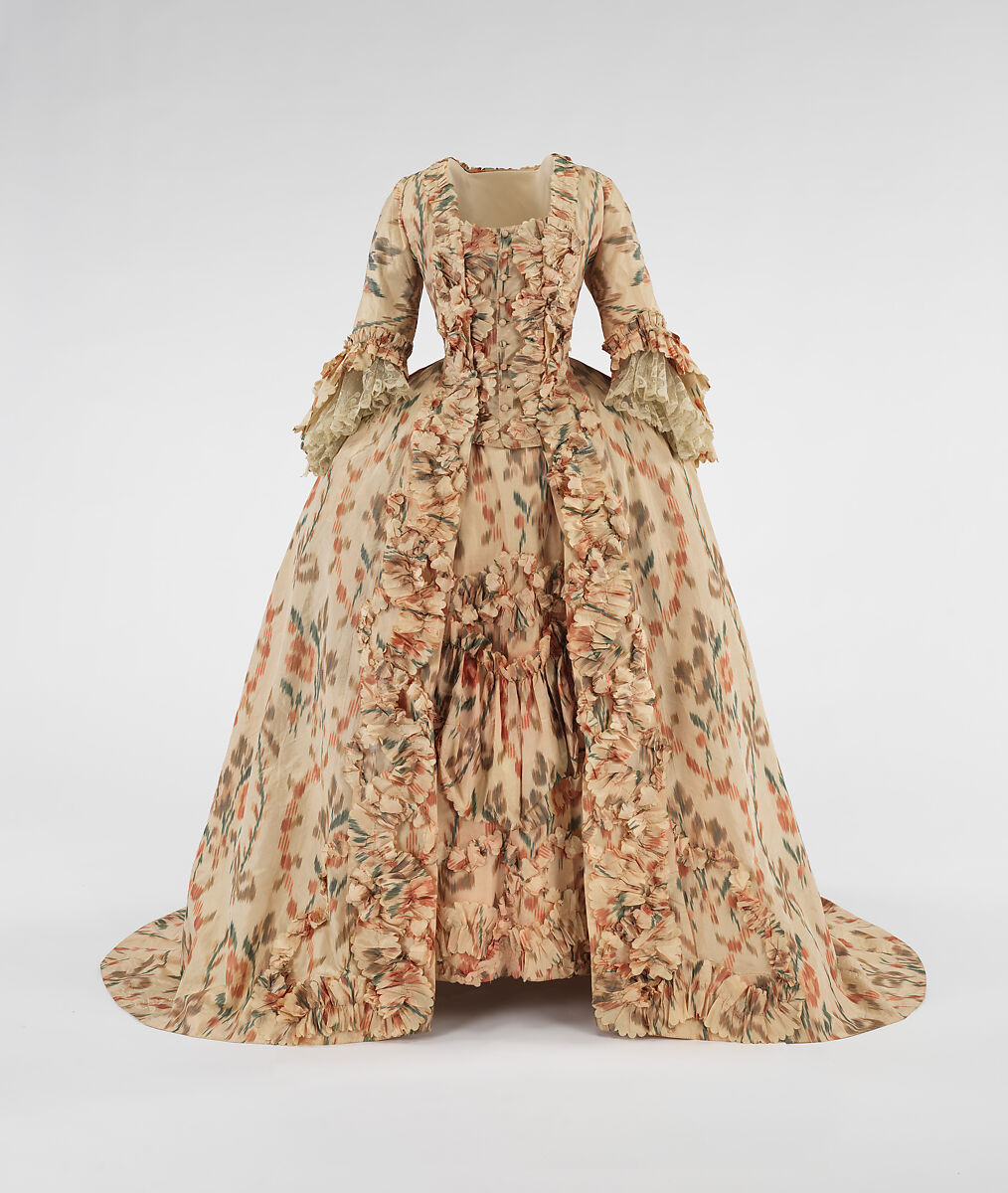 Robe à la française, silk, French