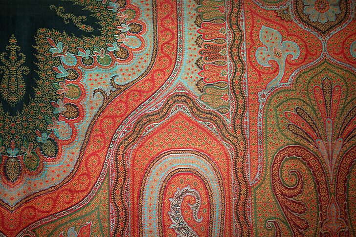 Shawl, wool, European