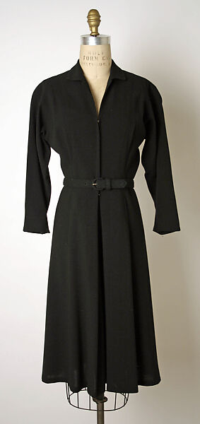 Dress, Valentina (American, born Kyiv 1899–1989), wool, American 