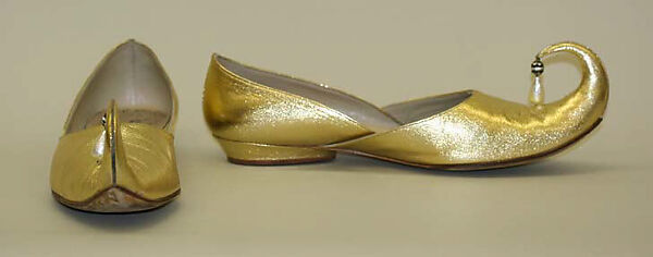 Slippers, Emilio Pucci (Italian, Florence 1914–1992), leather, Italian