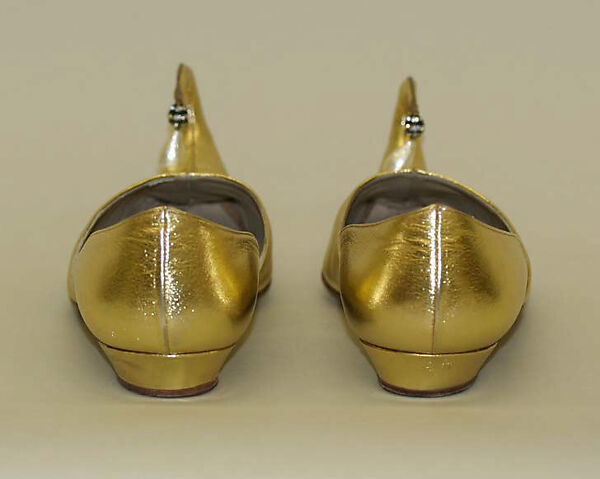 Slippers, Emilio Pucci (Italian, Florence 1914–1992), leather, Italian