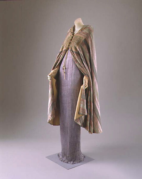 Evening cape, Fortuny (Italian, founded 1906), silk, Italian