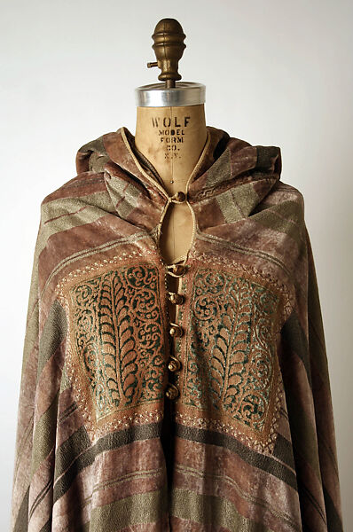 Evening cape, Fortuny (Italian, founded 1906), silk, Italian