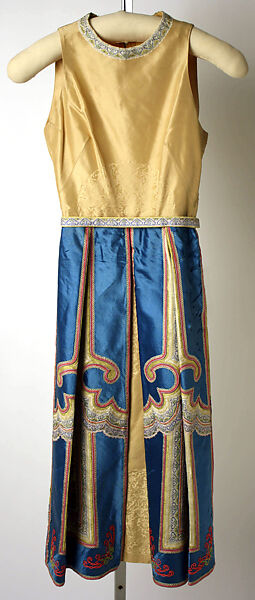 Evening dress, Mainbocher  French and American, silk, American