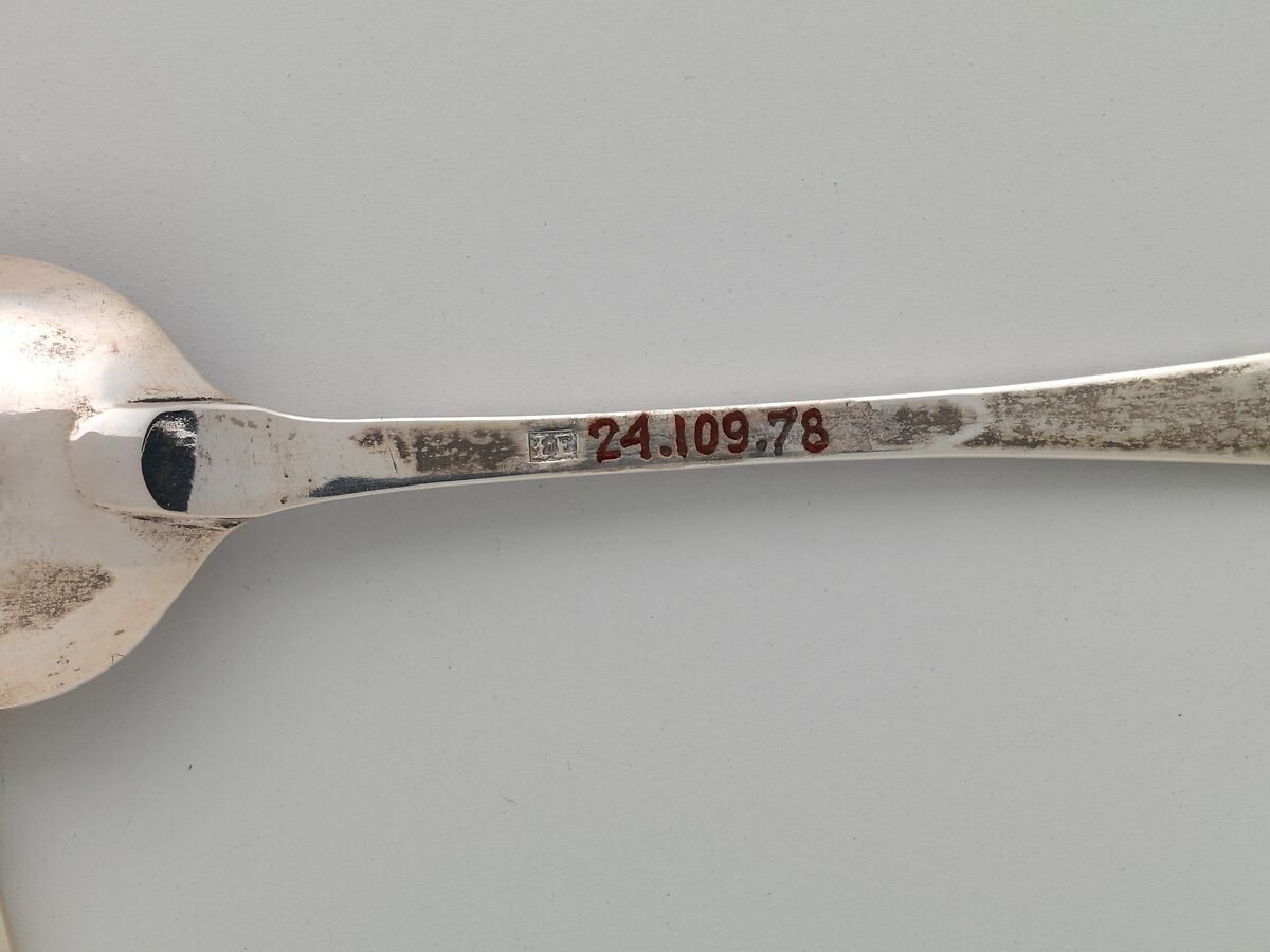 Tea Spoon, Joseph Edwards Jr. (1737–1783), Silver, American