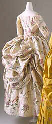 Robe à l'anglaise, silk, French