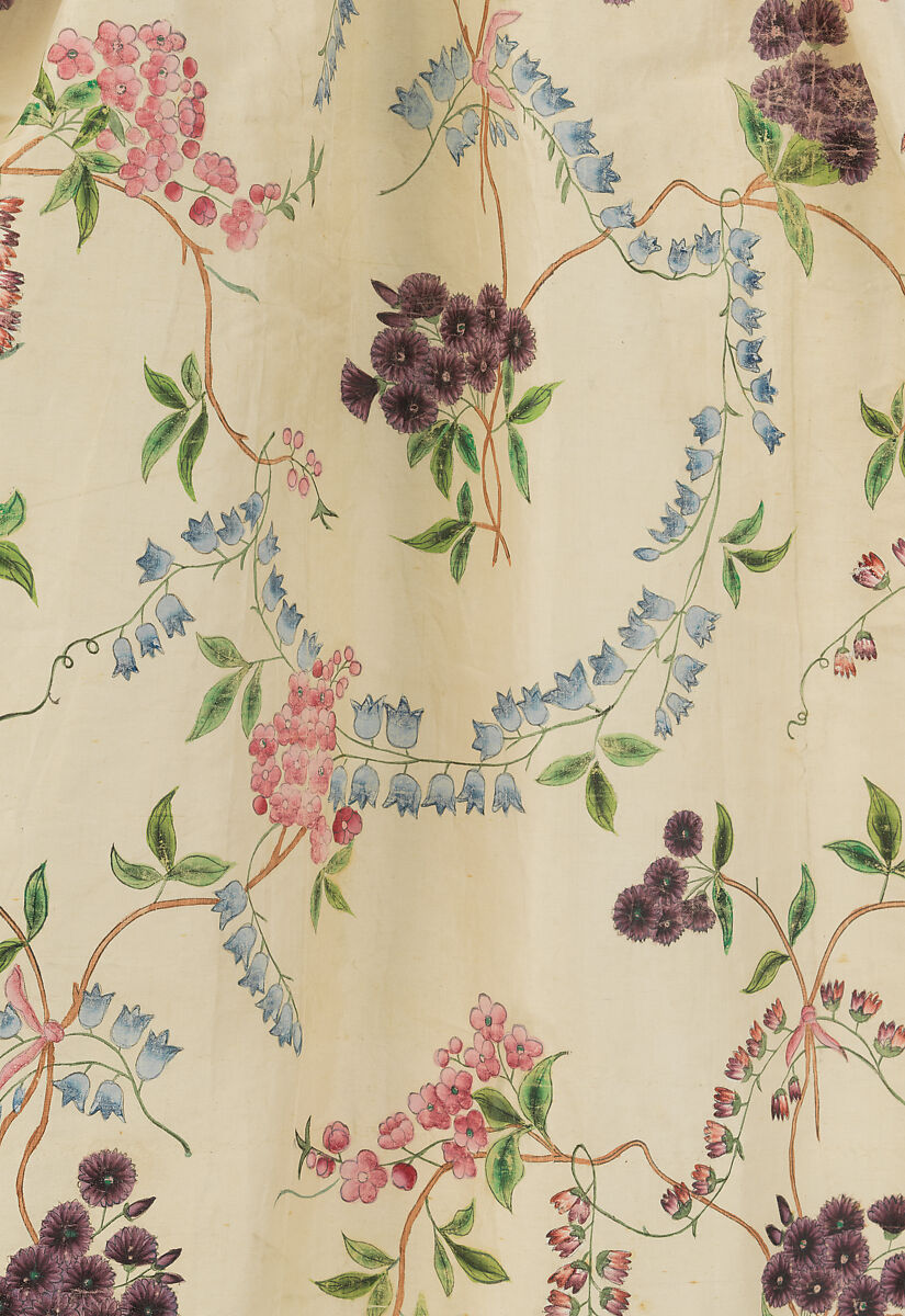 Robe à l'anglaise, silk, French