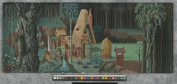 Concept art for Sleeping Beauty (1959), Eyvind Earle  American, Gouache on board, American