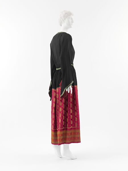 Dress, Paul Poiret (French, Paris 1879–1944 Paris), silk, metallic thread, French