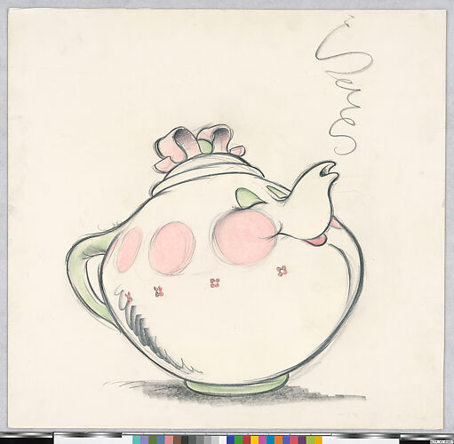Mrs. Potts, concept art for Beauty and the Beast (1991)