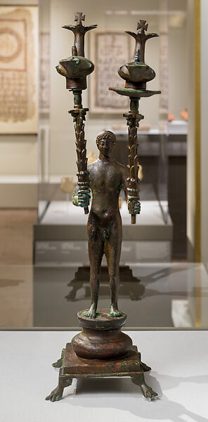 Lampstand, Bronze, Nubian (Egypt)