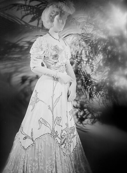 Ball gown, Jacques Doucet (French, Paris 1853–1929 Paris), silk, French