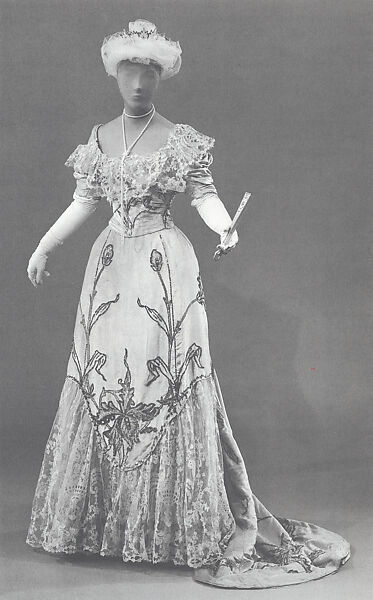 Ball gown, Jacques Doucet (French, Paris 1853–1929 Paris), silk, French