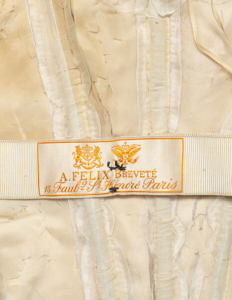 Evening dress, Félix (French, 1846–1901), silk, French