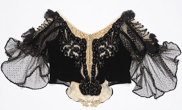 Evening dress, Félix (French, 1846–1901), silk, French