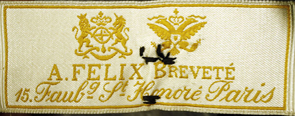 Evening dress, Félix (French, 1846–1901), silk, French