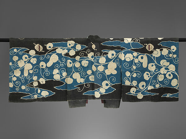 Kyōgen Suit (Suō) Jacket with Gourd Vines