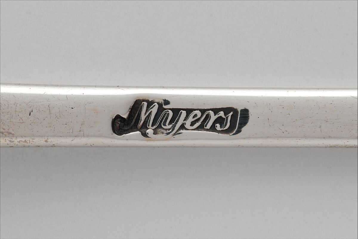 Tea Spoon, Myer Myers (1723–1795), Silver, American