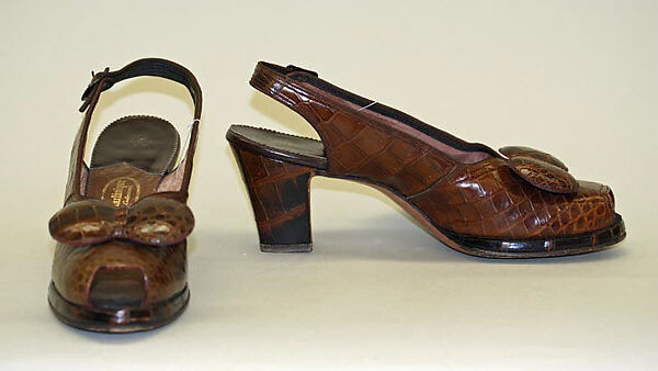 Shoes, Martinique Shoes, crocodile skin, American 