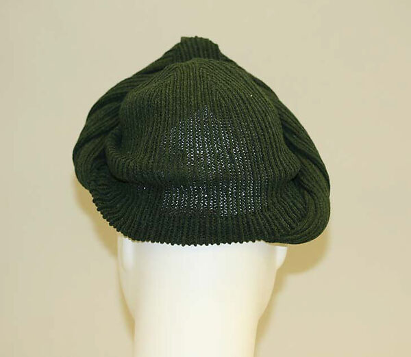 Hat, Rose Valois (French), cotton blend, silk, French