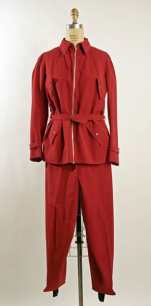 Ski suit, Molstad &amp; Co. (Norwegian), wool, Norwegian 