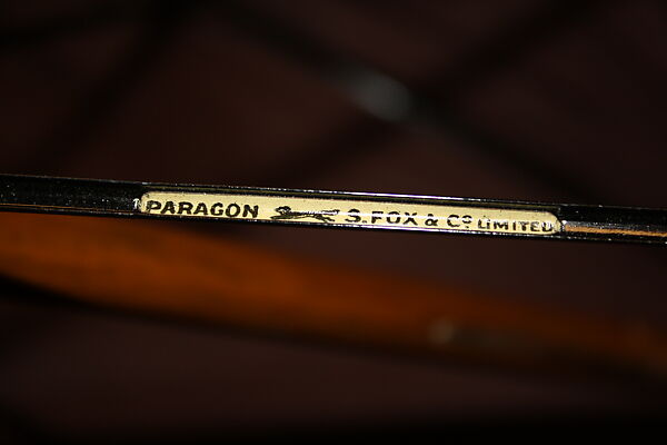 Umbrella, Briggs &amp; Sons, London (British), silk, wood, bone, metal, crystal, diamonds, British