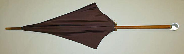 Umbrella, Briggs &amp; Sons, London (British), silk, wood, bone, metal, crystal, diamonds, British