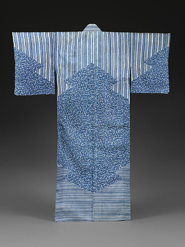 Summer Kimono with Pine Lozenge and Cherry Blossoms