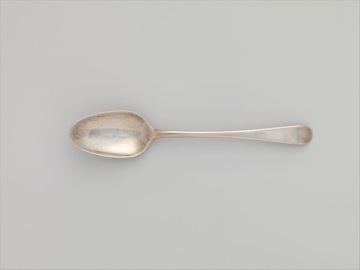 Tea Spoon, Myer Myers (1723–1795), Silver, American 
