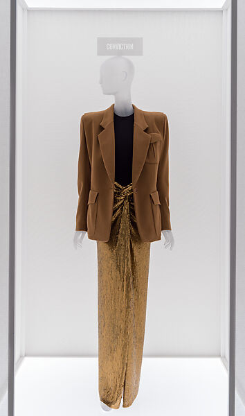 Jacket, Donna Karan New York (American, founded 1985), Wool, synthetic, American