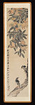 Birds and Flowers of the Four Seasons, Qi Baishi (Chinese, 1864–1957), Four framed hanging scrolls; ink and color on paper, China