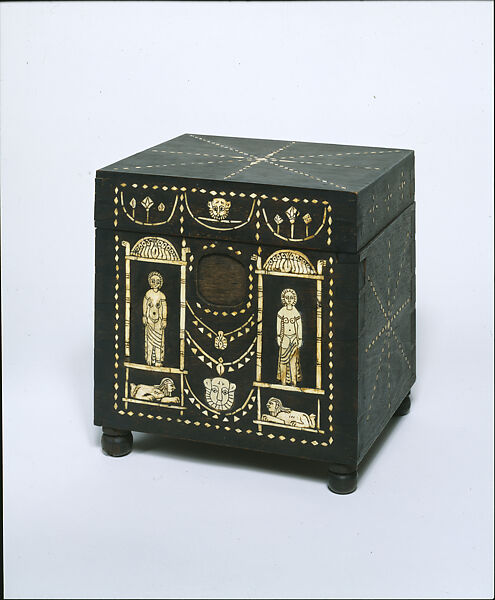 Toilet Box, Wood and ivory, Meroitic (Karanog, Egypt) 