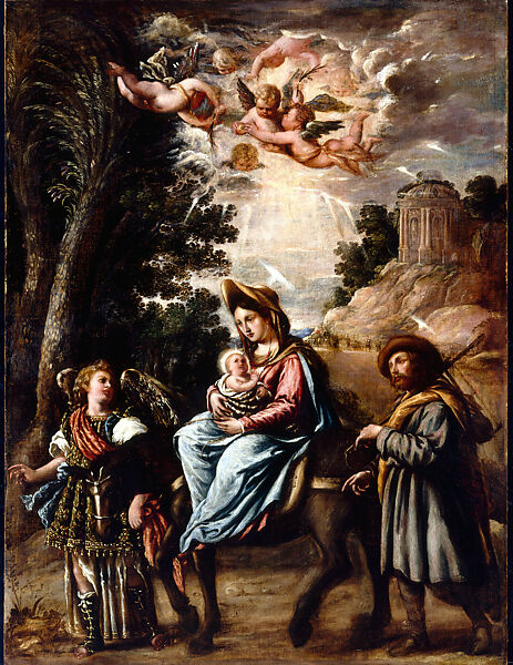 The Flight into Egypt, Juan de Pareja (Spanish, Antequera 1606–1670 Madrid), Oil on canvas 