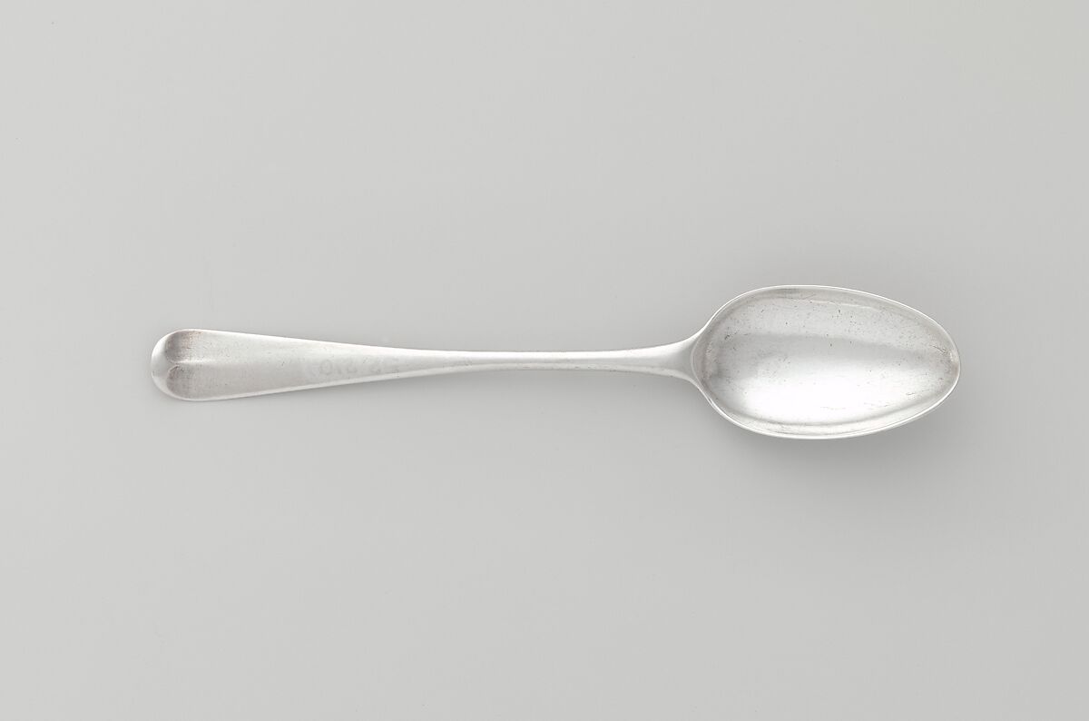 Tea Spoon, Myer Myers (1723–1795), Silver, American 