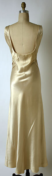 Evening dress, Elsa Schiaparelli (Italian, 1890–1973), silk, French