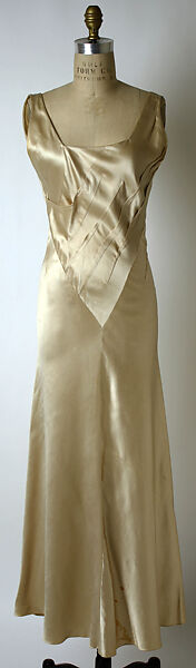 Evening dress, Elsa Schiaparelli (Italian, 1890–1973), silk, French