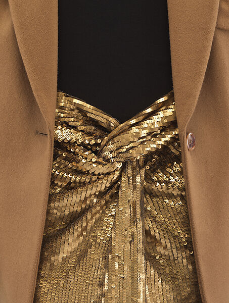 Bodysuit, Donna Karan New York (American, founded 1985), Cotton, spandex, metal, American