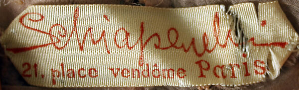 Evening dress, Elsa Schiaparelli (Italian, 1890–1973), silk, French